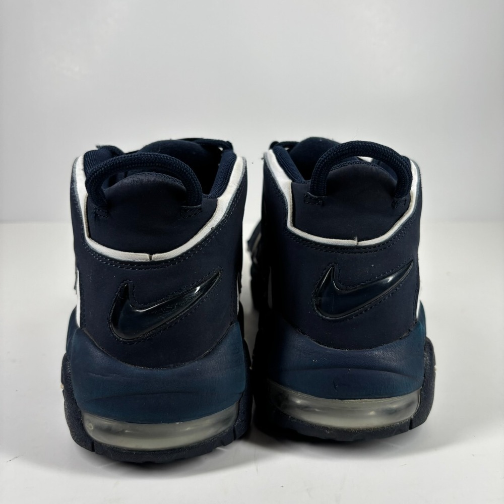 Nike Air More Uptempo GS Size 6Y Women's 7.5 Obsidian Navy/White 415082-401 - Picture 4 of 16